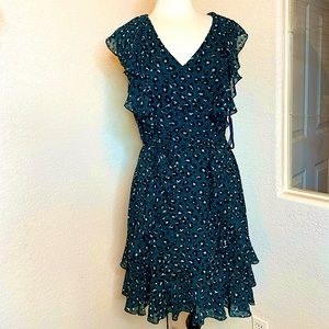 🆕 Tommy Hilfiger Animal Print Green Dress